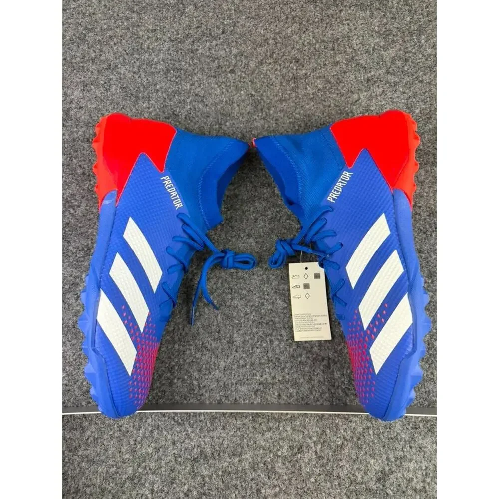 Adidas Predator 20.3 TF Turf Soccer Shoes Blue Red Men Size 11.5 EG0963 NWT NEW